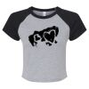 Women's Micro Rib Raglan Baby Tee Thumbnail
