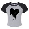 Women's Micro Rib Raglan Baby Tee Thumbnail