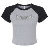 Women's Micro Rib Raglan Baby Tee Thumbnail
