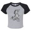 Women's Micro Rib Raglan Baby Tee Thumbnail