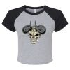 Women's Micro Rib Raglan Baby Tee Thumbnail