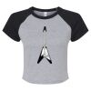 Women's Micro Rib Raglan Baby Tee Thumbnail