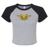 Women's Micro Rib Raglan Baby Tee Thumbnail