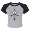 Women's Micro Rib Raglan Baby Tee Thumbnail