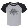 Women's Micro Rib Raglan Baby Tee Thumbnail