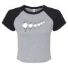 Women's Micro Rib Raglan Baby Tee Thumbnail