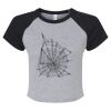 Women's Micro Rib Raglan Baby Tee Thumbnail