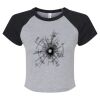 Women's Micro Rib Raglan Baby Tee Thumbnail