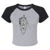Women's Micro Rib Raglan Baby Tee Thumbnail