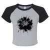 Women's Micro Rib Raglan Baby Tee Thumbnail