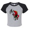 Women's Micro Rib Raglan Baby Tee Thumbnail