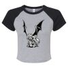 Women's Micro Rib Raglan Baby Tee Thumbnail
