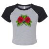 Women's Micro Rib Raglan Baby Tee Thumbnail