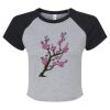 Women's Micro Rib Raglan Baby Tee Thumbnail