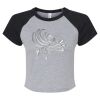 Women's Micro Rib Raglan Baby Tee Thumbnail