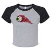 Women's Micro Rib Raglan Baby Tee Thumbnail