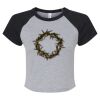 Women's Micro Rib Raglan Baby Tee Thumbnail