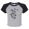 Women's Micro Rib Raglan Baby Tee Thumbnail