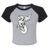 Women's Micro Rib Raglan Baby Tee Thumbnail
