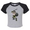 Women's Micro Rib Raglan Baby Tee Thumbnail