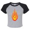 Women's Micro Rib Raglan Baby Tee Thumbnail