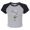 Women's Micro Rib Raglan Baby Tee Thumbnail