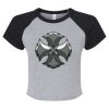 Women's Micro Rib Raglan Baby Tee Thumbnail