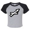 Women's Micro Rib Raglan Baby Tee Thumbnail