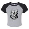 Women's Micro Rib Raglan Baby Tee Thumbnail