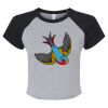Women's Micro Rib Raglan Baby Tee Thumbnail