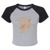 Women's Micro Rib Raglan Baby Tee Thumbnail
