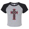 Women's Micro Rib Raglan Baby Tee Thumbnail