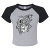 Women's Micro Rib Raglan Baby Tee Thumbnail
