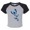 Women's Micro Rib Raglan Baby Tee Thumbnail