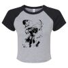 Women's Micro Rib Raglan Baby Tee Thumbnail