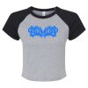 Women's Micro Rib Raglan Baby Tee Thumbnail