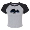 Women's Micro Rib Raglan Baby Tee Thumbnail