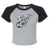 Women's Micro Rib Raglan Baby Tee Thumbnail