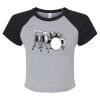 Women's Micro Rib Raglan Baby Tee Thumbnail