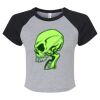 Women's Micro Rib Raglan Baby Tee Thumbnail