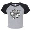Women's Micro Rib Raglan Baby Tee Thumbnail