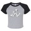 Women's Micro Rib Raglan Baby Tee Thumbnail