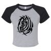 Women's Micro Rib Raglan Baby Tee Thumbnail