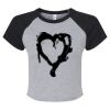 Women's Micro Rib Raglan Baby Tee Thumbnail