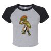 Women's Micro Rib Raglan Baby Tee Thumbnail