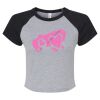 Women's Micro Rib Raglan Baby Tee Thumbnail
