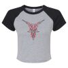 Women's Micro Rib Raglan Baby Tee Thumbnail