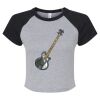 Women's Micro Rib Raglan Baby Tee Thumbnail