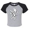 Women's Micro Rib Raglan Baby Tee Thumbnail