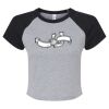 Women's Micro Rib Raglan Baby Tee Thumbnail